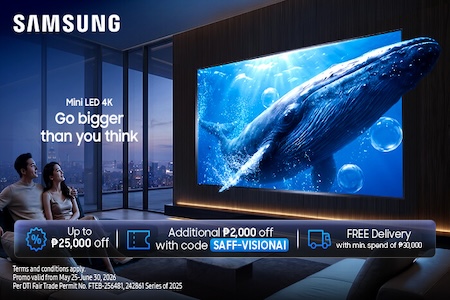 ₱2,000 Off on Vision AI Mini LED TV