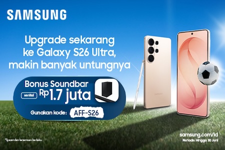 Bonus Soundbar Gratis untuk Galaxy S26