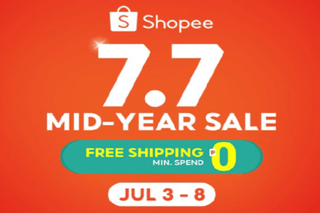Shopee 7.7 ลดแรงสูงสุด 60% + ส่งฟรี!