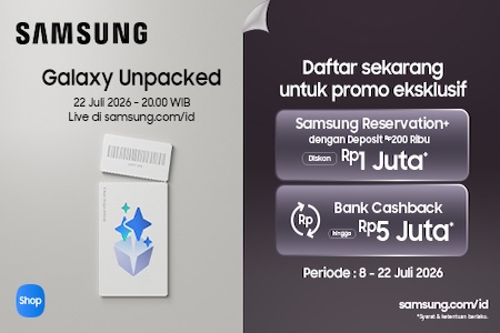 Pre-Order Galaxy Foldable, Hemat hingga Rp1,5 Juta!