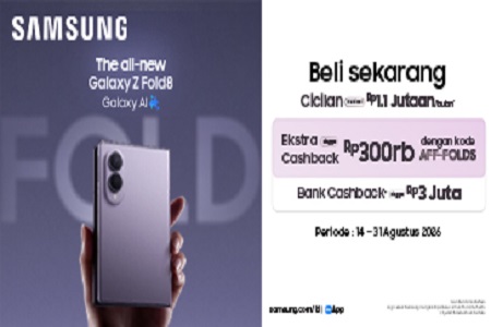 Galaxy Z Fold8 Diskon Ekstra Rp300.000