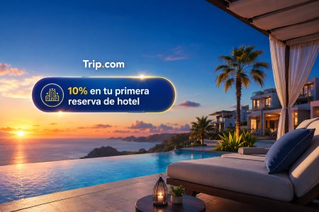 Ahorra un 10 % en tu primera reserva de hotel.