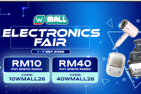 RM40 Off on Electronic Fair Sale