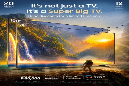 Save Up To ₱40,000 On TVs