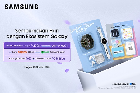 Ekosistem Galaxy: Cashback 10%