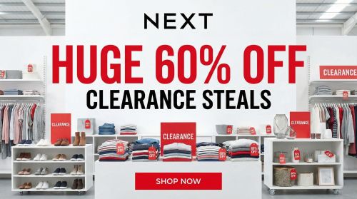 Huge 60% Off Clearance Steals